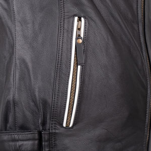 2025 vente en gros fabriqué en usine unisexe moto en cuir veste de course de haute qualité coupe-vent respirant grande taille été équitation - Product Image 5