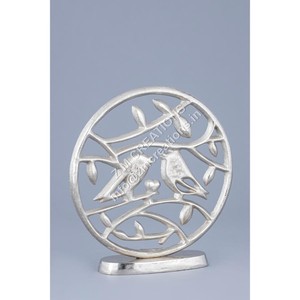 Sculpture d'oiseau volant en aluminium de Noël moderne, décoration de table, pièce maîtresse, figurine artisanale, prix d'usine - Product Image 4