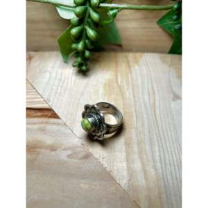 Anillo Tillie John de Estilo Casual con Palomino y Variscita, Engaste de Plata de Ley, Baño de Oro Rosa, Talla 7.25, Anillo de Regalo Moderno - Product Image 4
