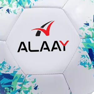 Fabricant de ballons de football Alaay Taille personnalisée en PVC brillant et durable avec couleur et logo personnalisés pour une utilisation en match - Product Image 3