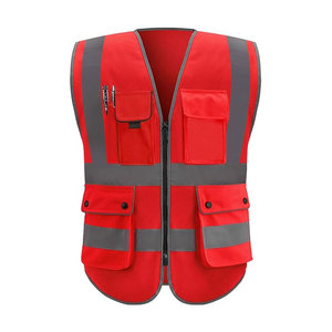 Chaleco de Seguridad de Lona Transpirable para Hombre, Diseño Personalizado, Cierre de Cremallera de Alta Calidad, Ropa de Trabajo Informal de Invierno, Precio de Fábrica por Cantidad al por Mayor - Product Image 4