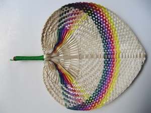 Abanico de Mano de Bambú Cultural de Vietnam/Abanico de Palma - Sra. Beatrix - Product Image 6