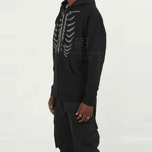 Meilleurs sweats à capuche en coton 100% avec strass pour hommes, hiver, couleur unie, légers, respirants, écologiques, sweats à capuche et sweat-shirts en polaire - Product Image 4