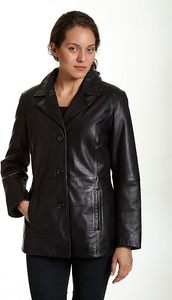 Chaqueta clásica de cuero Nappa para mujer, chaqueta de motorista de cuero auténtico para mujer, chaqueta de cuero puro para mujer - Product Image 5