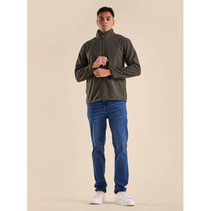 Sweat-shirt oversize à col montant uni avec fermeture éclair, effet délavé, broderie, anti-boulochage, épais, streetwear, décontracté, personnalisable - Product Image 6