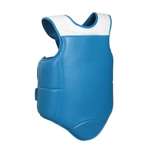 Protectores de pecho para hombres de calidad superior Recién llegado Cuero PU Kick Boxing Body Protector Training Chest Guard - Product Image 4