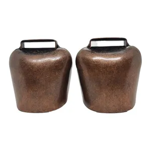 Manufacturers Supplier Price 3 Inch Black Cow Bell Promotional Race Cowbell Cattle Cowbell Wedding Souvenirs Cowbell