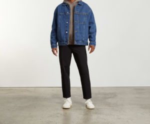 Chaquetas Vaqueras para Hombre de Invierno, del Mejor Fabricante, Color Sólido, Servicio OEM Personalizado, Último Estilo, Chaquetas Vaqueras Lisas Teñidas - Product Image 6