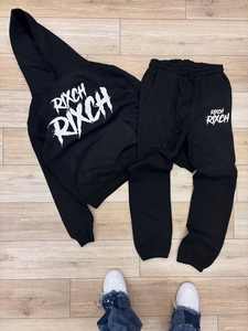 Vêtements d'hiver décontractés pour hommes, personnalisés en gros, 100% coton molletonné, teint en pièce, 400g, uni, broderie, délavage à l'acide - Product Image 6