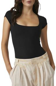 Body transpirable de secado rápido para mujer, ropa de calle, mono deportivo de manga corta de una pieza, traje de baño de playa para mujer - Product Image 6