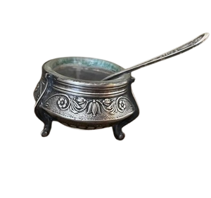 Custom Made Metal Salt Cellar & Server Herb & <b>Spice</b> <b>Storage</b> Bowl for Kitchen Pepper <b>Spice</b> Bowl for Organized <b>Storage</b> - Product Image 3