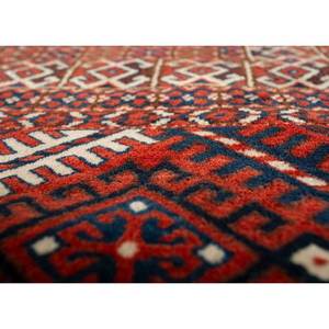 Kiaan <b>Boho</b>-Style Hand Knotted Wool <b>Rugs</b> Red Orange Geometric Abstract Patterns for Home Hallway Living Room Bedroom-Paem-237 <b>Rug</b> - Product Image 3