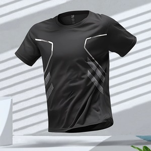 Camisetas de verano informales de alta calidad, camisetas con logotipo de diseño personalizado para hombre, camisetas 100% de algodón orgánico con cuello redondo - Product Image 5