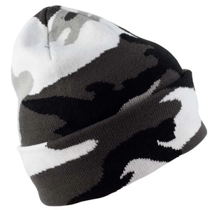 Gorro de Punto Unisex con Diseño de Camuflaje, 100% Acrílico, Logotipo Personalizado, Bordado 3D, Transpirable, Impermeable, Diseño Acanalado, Cómodo - Product Image 4