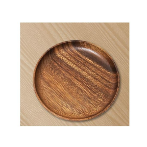 Assiette de service en bois fabriquée à la main et durable par glowin fashion - Product Image 4