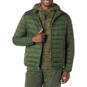 Veste d'hiver matelassée pour homme, style personnalisé, broderie, rembourrage matelassé, chaude, épaisse, logo sur le devant - Product Image 1