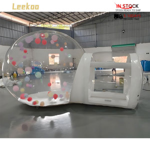 Maison à bulles gonflable en PVC, tente transparente en mousse étanche à la pluie, tente dôme d'air, maison à bulles pour le camping en plein air, en stock - Product Image 3