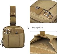 Vente en gros Sac de jambe de moto étanche Sac de jambe tactique d'extérieur Logo personnalisé Sac de taille Pochette de cuisse de hanche pour hommes et femmes