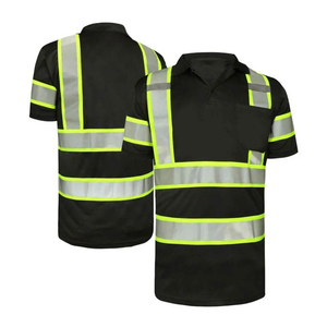 Polo de travail de sécurité haute visibilité en gros, chemise de sécurité de protection de construction haute visibilité pour une protection maximale - Product Image 4