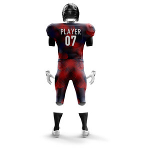 Camiseta de Fútbol Americano Sublimada Personalizada en Oferta, Hecha a Medida, de Manga Corta y Transpirable para Hombre - Product Image 2