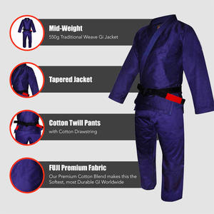 Traje de uniforme de Jiu Jitsu brasileño Bjj GI de diseño personalizado de alta calidad a la venta - Product Image 2