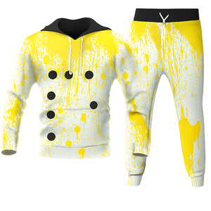 ชุดวอร์มสองชิ้นสำหรับผู้ชายและผู้หญิงชุดวอร์มพิมพ์ลายกราฟิกโลโก้แบบกำหนดเองสไตล์ล่าสุด - Product Image 3