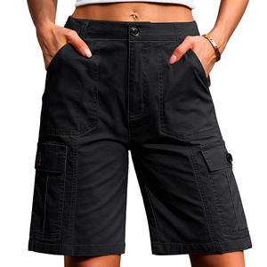 Nouveautés Short cargo séchage rapide classique été quotidien décontracté mode couleur unie short respirant pour femmes - Product Image 5