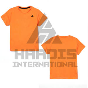 Camiseta de alta calidad de algodón con cuello redondo liso para niños, camisetas de manga corta para niños, camiseta en blanco para niños - Product Image 1