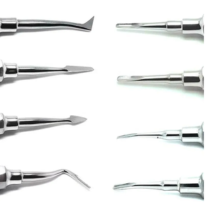 เครื่องดึงเนื้อเยื่อกระดูกแบบตรงและโค้งทำจากสแตนเลสอุปกรณ์ผ่าตัดทางทันตกรรมด้วยตนเอง - Product Image 6