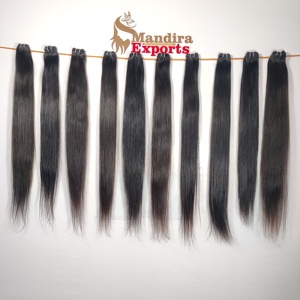 <b>Cheap</b> Human Hair <b>Extension</b> with 100% Raw Straight Virgin Hair Vendors Supply Indian Cuticle Aligned Virgin Hair Bundles - Product Image 2