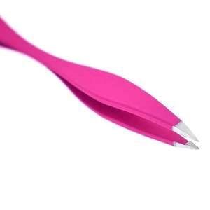 Pince à épiler double face en acier inoxydable, nouvelle conception, vente chaude, pointe inclinée à deux voies, pour l'épilation des poils de beauté - Product Image 3