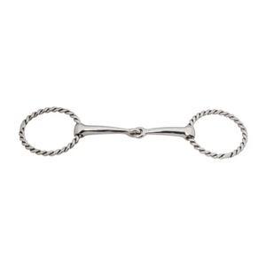 Embouchure articulée en acier inoxydable avec anneaux torsadés pour mors de cheval, accessoires d'équitation, vente en gros - Product Image 4