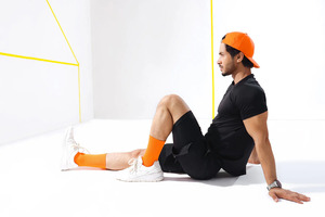 Short de gymnastique respirant et actif 2 en 1 pour hommes poches d'entraînement de piste de sport haute performance décontracté solide teint en plaine écologique - Product Image 5