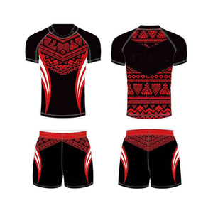 OEM Service Best Design Rugby Uniform for Men and Custom Logo Breathable Material 100% Polyester Rugby Uniform - Product Image 2