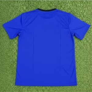 Conjunto de Camiseta de Verano Personalizada para Hombre, de Mezclilla Corta Tejida con Diseño de Paneles de Franela y Estampado - Product Image 4