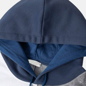 Nuevo diseño de los hombres de invierno de algodón poliéster polar pulóveres de manga larga con capucha impreso patrón sólido al por mayor Pakistán - Product Image 3