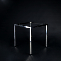Pieds de table à manger réglables en hauteur en acier inoxydable de style industriel moderne, meubles pour la maison, appartement, cuisine, bureau, restaurant