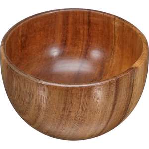 Cuencos para servir ensaladas artesanales indias elegantes de alta calidad, madera maciza Mongo con acabado brillante y técnica pulida para fiestas - Product Image 1