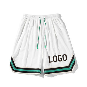 Shorts de basket-ball d'été pour hommes, imprimés par un designer OEM, vêtements de sport de basket-ball, shorts de course en maille respirante à séchage rapide - Product Image 1