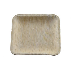 Exportador indio de vajilla desechable de hoja de palma natural, platos cuadrados de hoja de palma biodegradables - Product Image 4