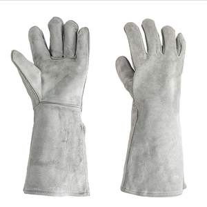 Gants de sécurité en cuir véritable XL pour hommes, imperméables et anticoupures, pour les travaux électriques et la protection contre les chocs. - Product Image 1