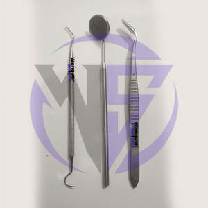 Kit d'hygiène dentaire professionnel, ensemble de suppression de la plaque et du tartre avec détartreur dentaire, cure-dent, miroir buccal et instruments à pince - Product Image 2