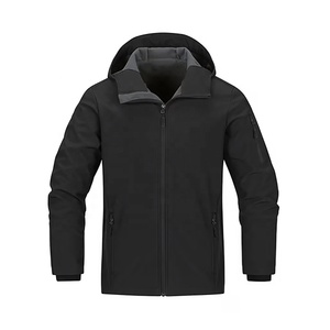 Wholesale Bomber <b>Jacket</b> Hooded Stand Collar Zipper Windproof Breathable <b>Plus</b> <b>Size</b> Unisex Adults Winter Silk Screen Printing - Product Image 4