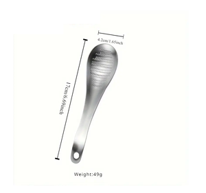 Broyeur d'ail cuillère en acier inoxydable Outils de cuisine ménagers multifonctions Broyeur de gingembre en acier inoxydable - Product Image 6