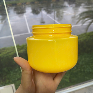 กระปุกครีมเครื่องสำอาง PET ขนาด250มล. ภาชนะใส่ผลิตภัณฑ์ดูแลผิวแบบเติมได้พร้อมฝาเกลียวสำหรับเก็บหน้ากากบาล์มโลชั่น - Product Image 1