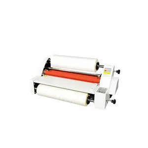 RONGDA RD350 factory sale coated paper sheet roll hot laminating machine equipment for paper box