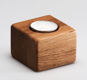 DECOR N UTILITY CRAFT Wooden Rectangle <b>Tea</b> <b>Light</b> Holder Modern Home Decor Handmade Christmas Candlestick for Table Decoration - Product Image 3