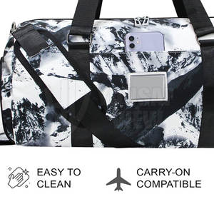 Bolsa de lona de moda para hombres y mujeres para yoga y viajes Material suave con bolsa de lona de diseño elegante - Product Image 4