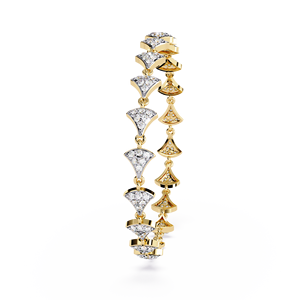 กำไลข้อมือเพชรโมอิสซาไนต์ทรงเทนนิสสำหรับผู้หญิง เงินแท้ 925 ดีไซน์หรูหรา เหมาะสำหรับเป็นของขวัญ กำไลสำหรับงานแต่งงานของผู้หญิง - Product Image 4