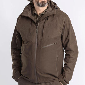 Veste tactique à coque souple pour hommes Veste d'hiver à capuche imperméable coupe-vent avec rembourrage en coton Motif de lettres respirantes - Product Image 4